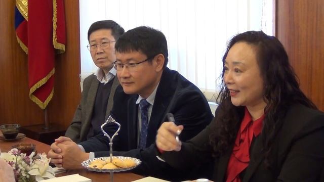 Врио ректора ТвГУ С.Н. Смирнов встретился с представителями Шэньянского педагогического университет