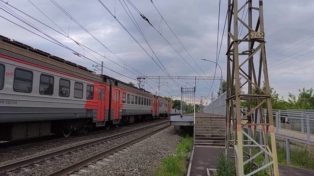 "Эксклюзив из Уфы!" Электропоезд ЭД4М-0207 сообщением Кандры-Шакша