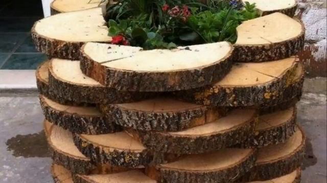 38 креативных идей для дома и сада из спиленных деревьев