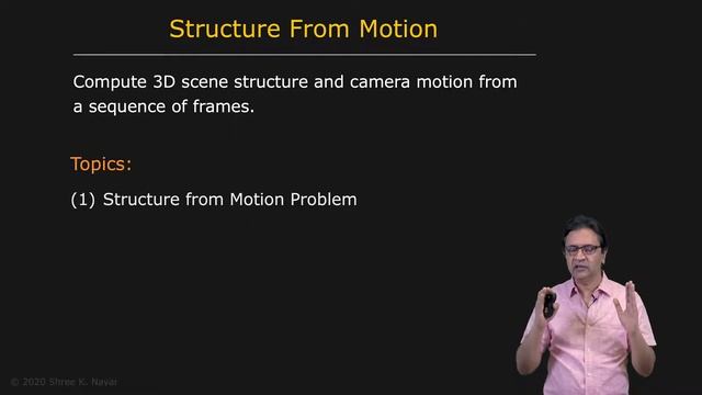 113 - Structure from Motion - Overview