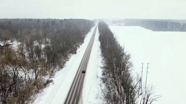 mavic pro. пробный полет за авто 1080