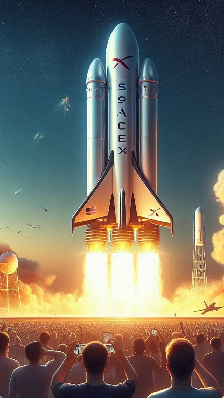 Исторические кадры: возвращение КОСМОЛЁТА Space-X