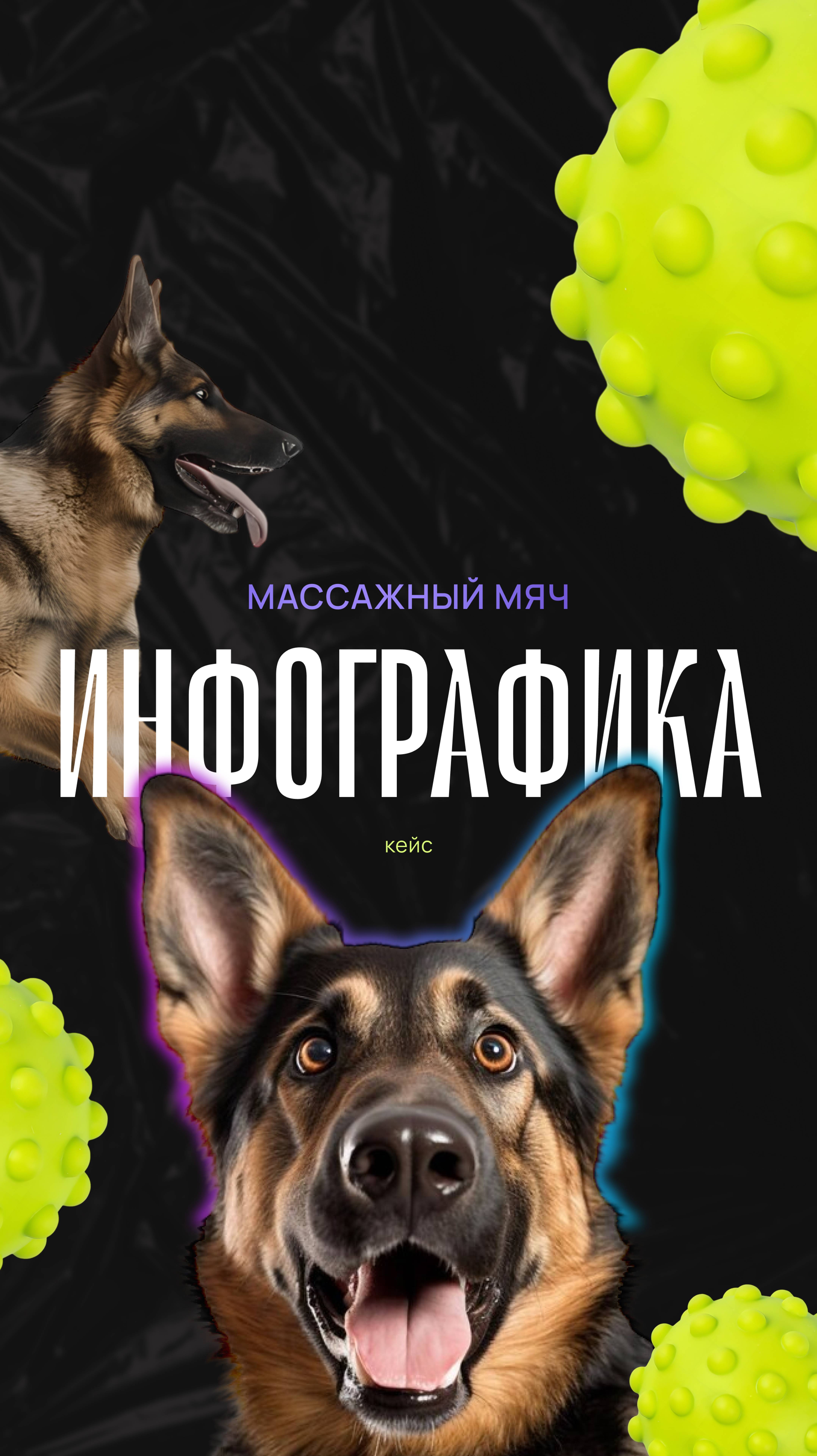 Инфографика для массажного мяча