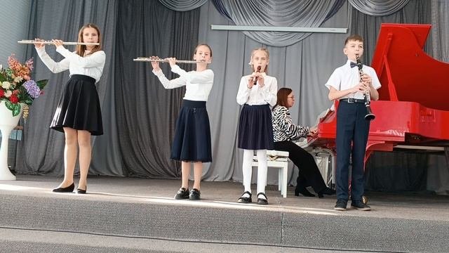 Кашапов Никита, Баранник Анастасия, Голых Вероника, Птицына Серафима, Д.Б. Кабалевский "Наш край"