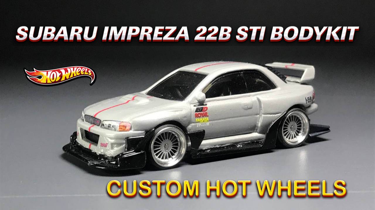 Subaru Impreza 22B STI BodyKit Custom Hot Wheels