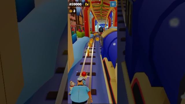 играю в зимний subway surf