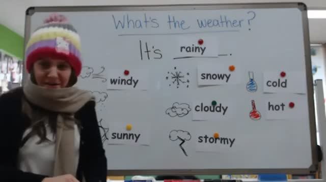 Английский  для детей Mr. Wolf s Week Weather Vocabulary Practice