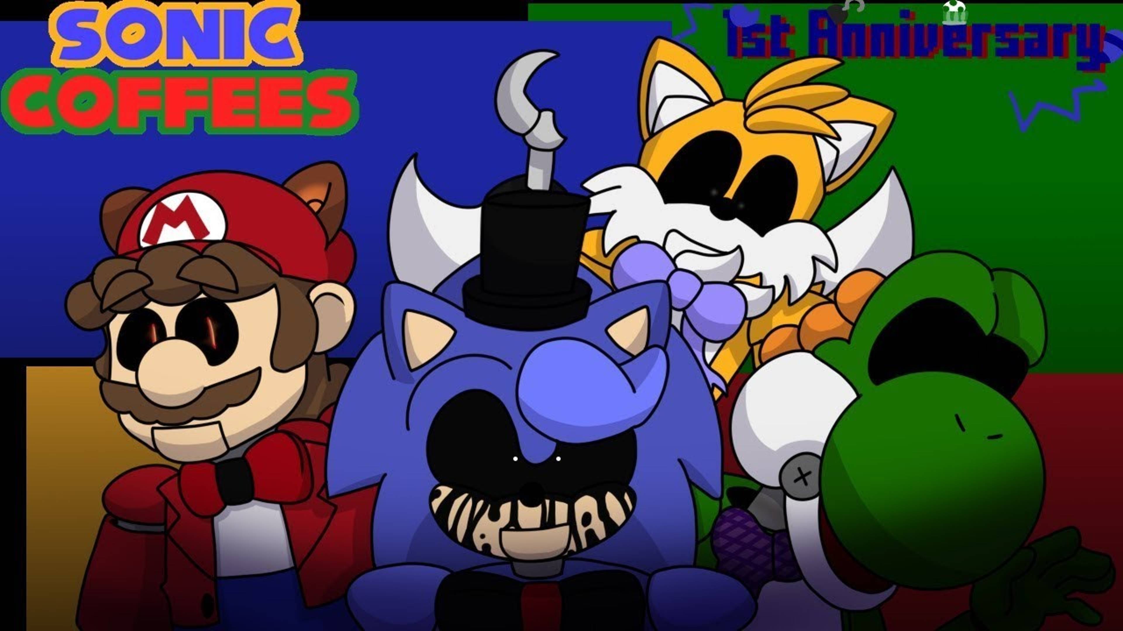 кофе соника и попгоус аркада