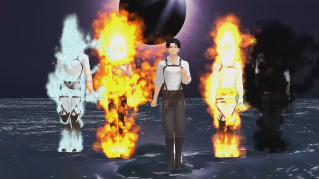 Adios (Levi_Eren_Hange_Erwin_Kenny) MMD