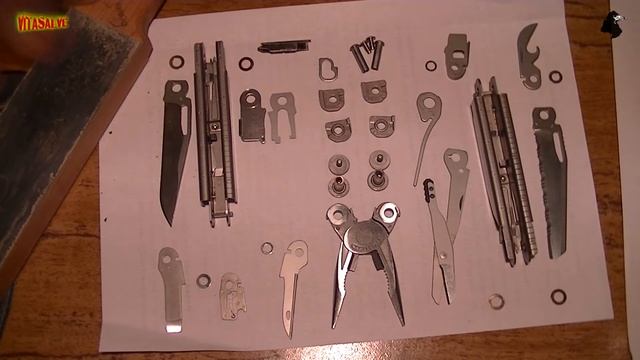 Leatherman Surge Полная сборка Часть 2 Полировка шайб, инструментов