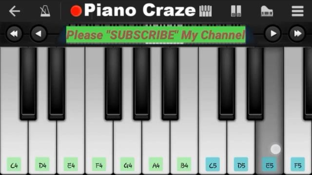 Bolte Cheye Mone Hoy Piano Easy Mobil Piano Tutorial  Piano Craze Bangla By Apurba Biswas.