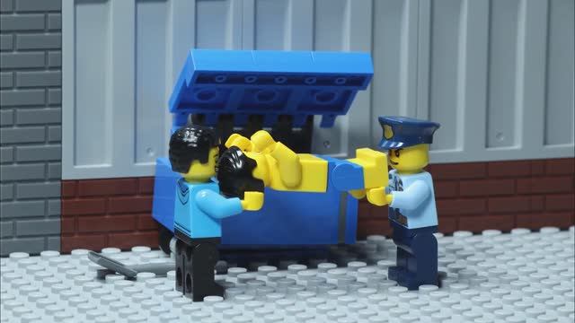 Lego City Tunnel Bank Robbery