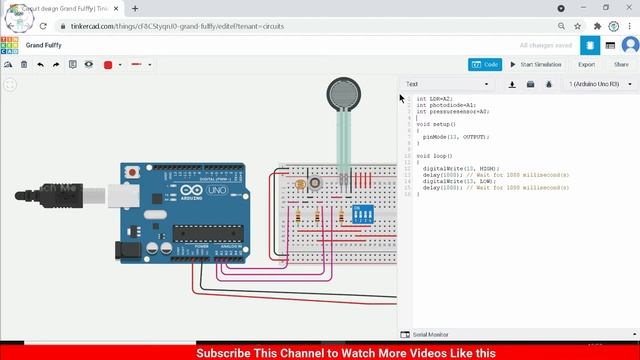 Force sensor, LDR, Photo diode analog read value displaying in 7 segment display | #Arduino7segment