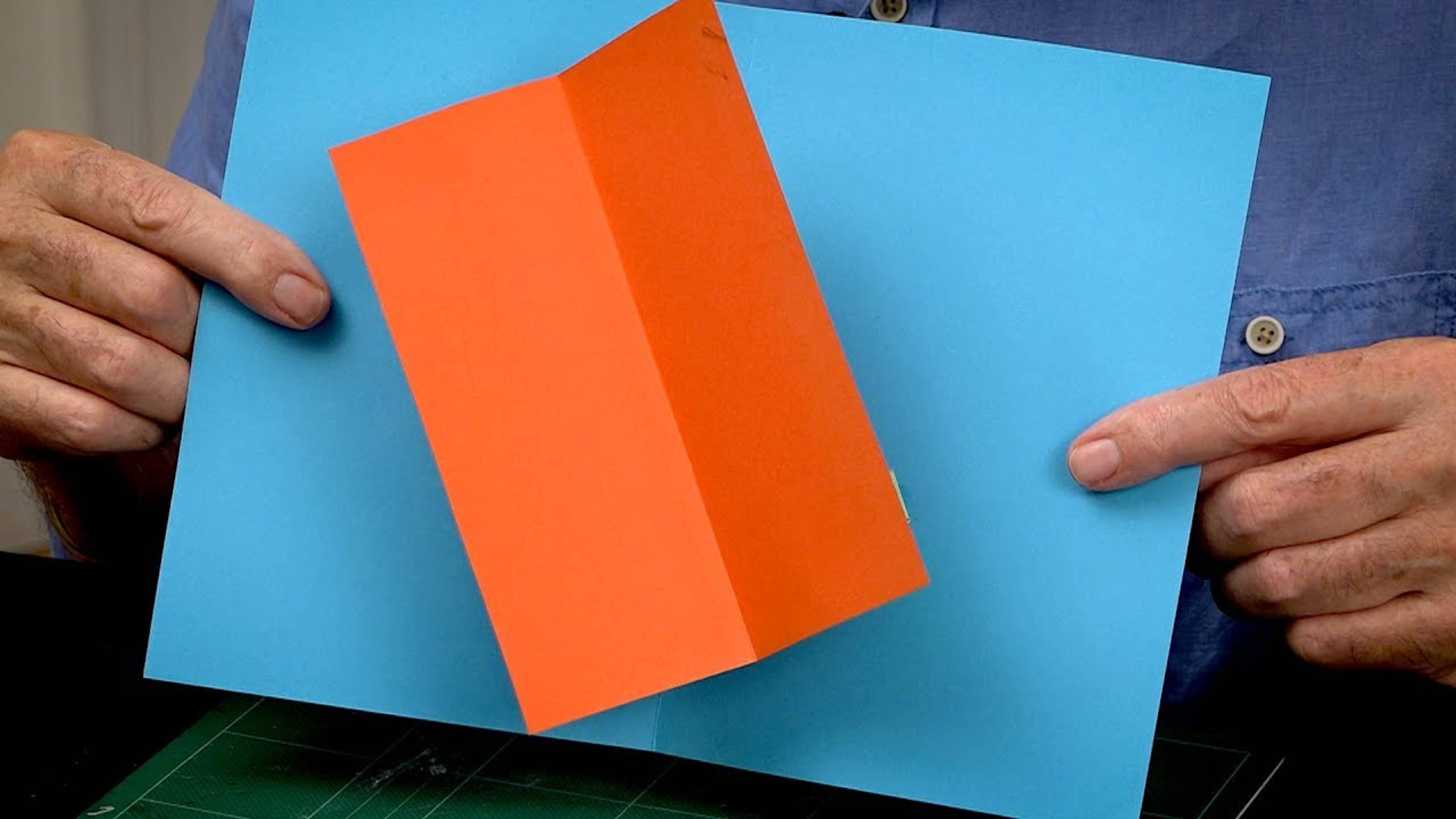 Pop-Up Tutorial 54 - Diagonal Floating Plane
