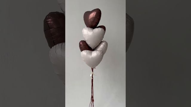 Фонтан из шаров "Шоколадный"
