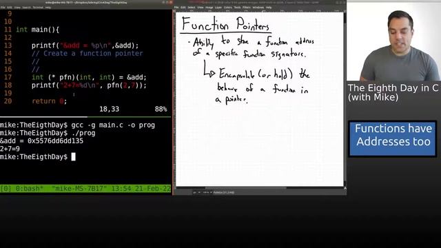 Your Eighth Day in C (Function Pointers Part 1) - Crash Course in C Programming