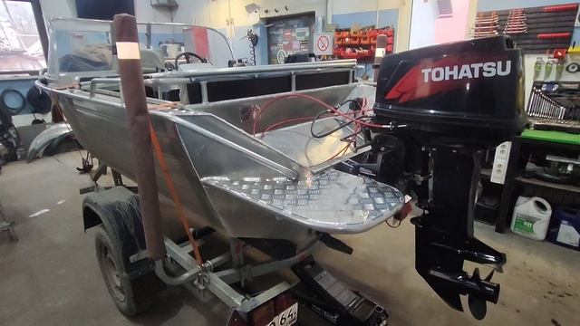 Изготовление кринолинов и носового тента. Лодка Wyatboat 430 DC