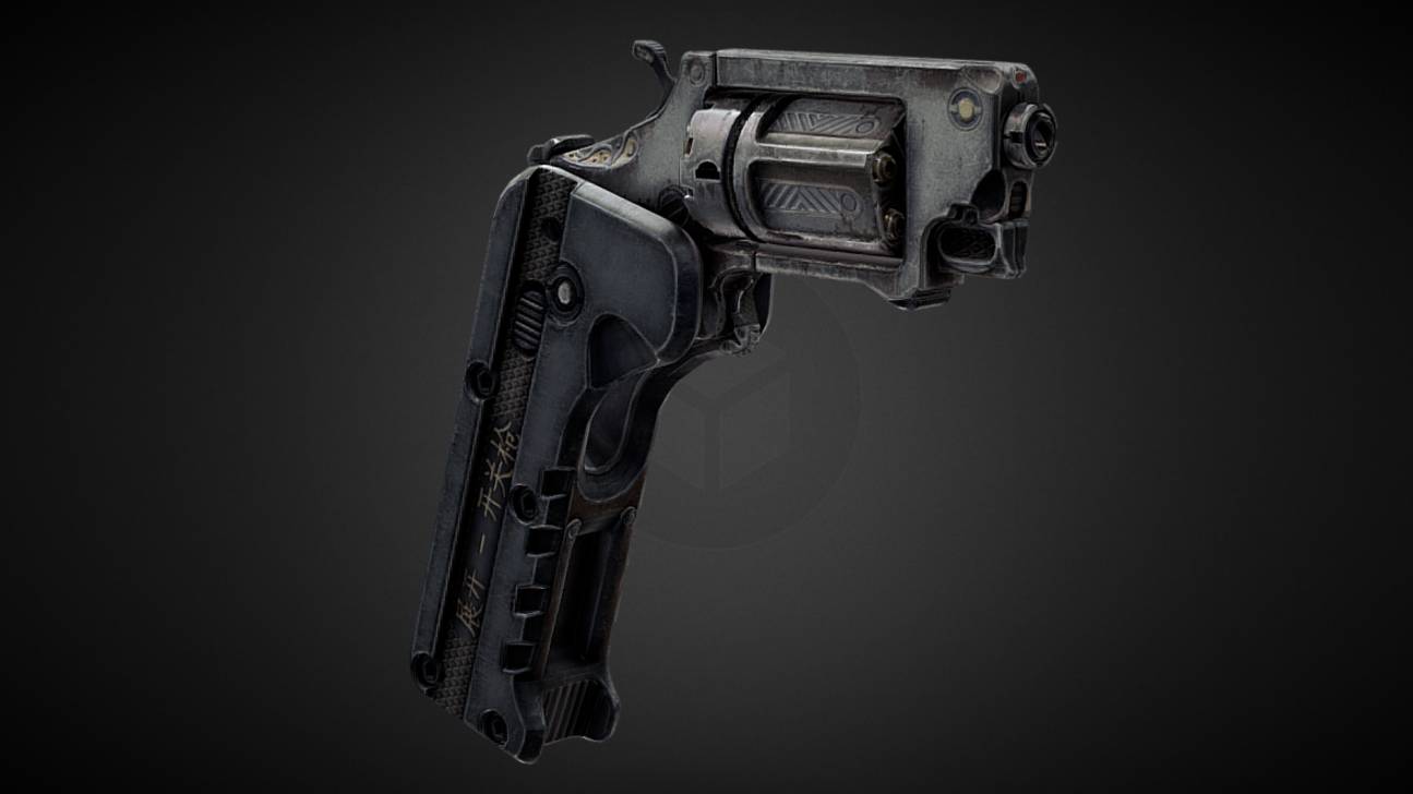 Switch Gun Revolver(蚱蜢) в 3D от MaliNova