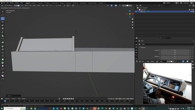 9. Modeling - Van interior