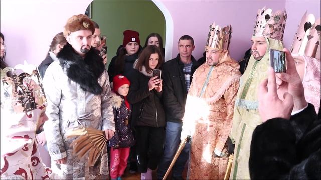 Вертеп с. Присліп (вул. Молодіжна і Горб) Самбірського (кол. Турківського) р-ну Львів. обл. 7.01.22