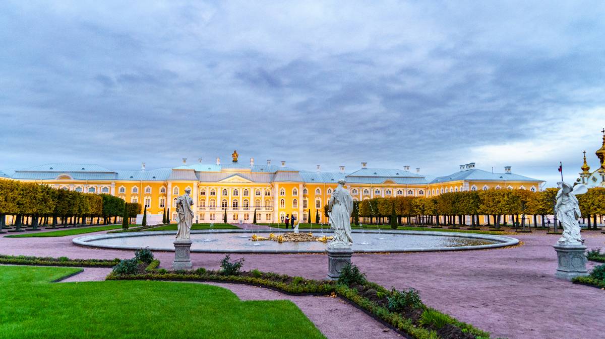 Вечерний Петергоф.