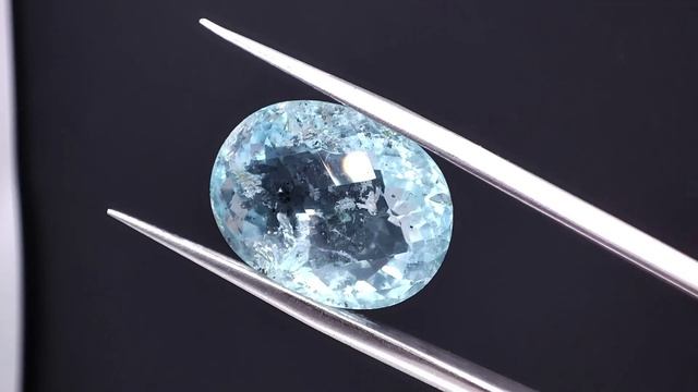 10.07 ct. Аквамарин, овал. Мозамбик