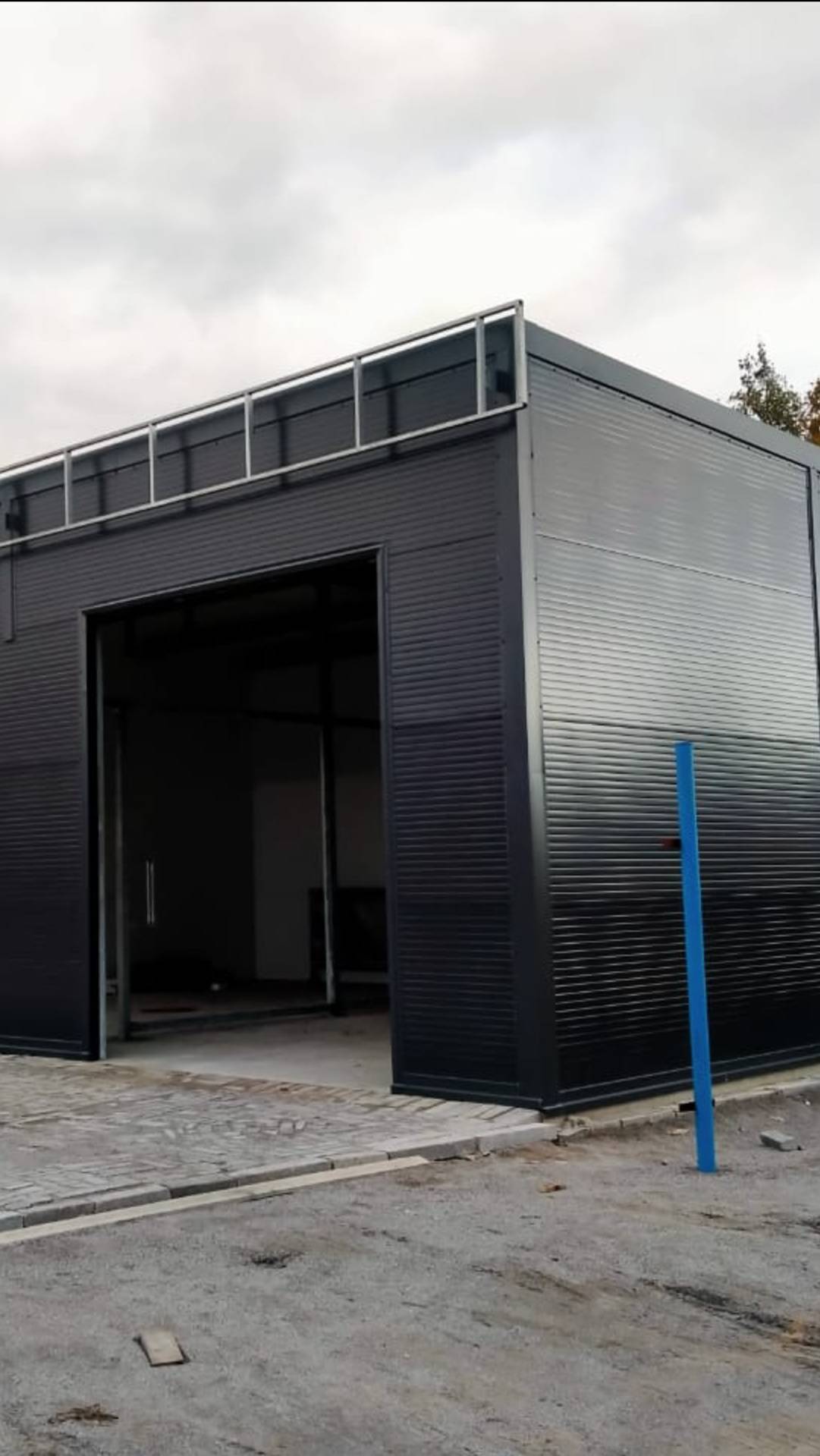 Металообработка для здания автомойки
