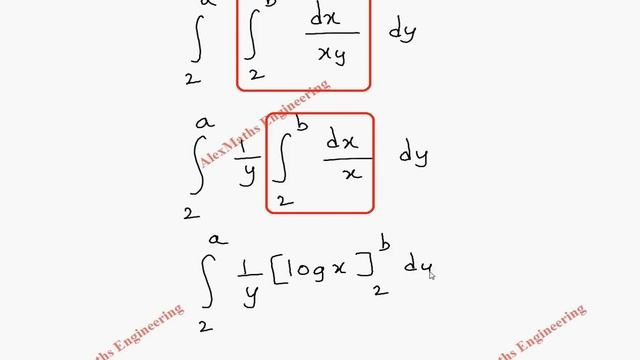 Double Integrals Problem 3 Multiple Integrals  Engineering Mathematics