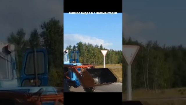 Т-40 ТУРБО по ТРАССЕ С ПРИЦЕПОМ #трактор #лтз #т40 #maksim_technikpro #т40турбо #мтз