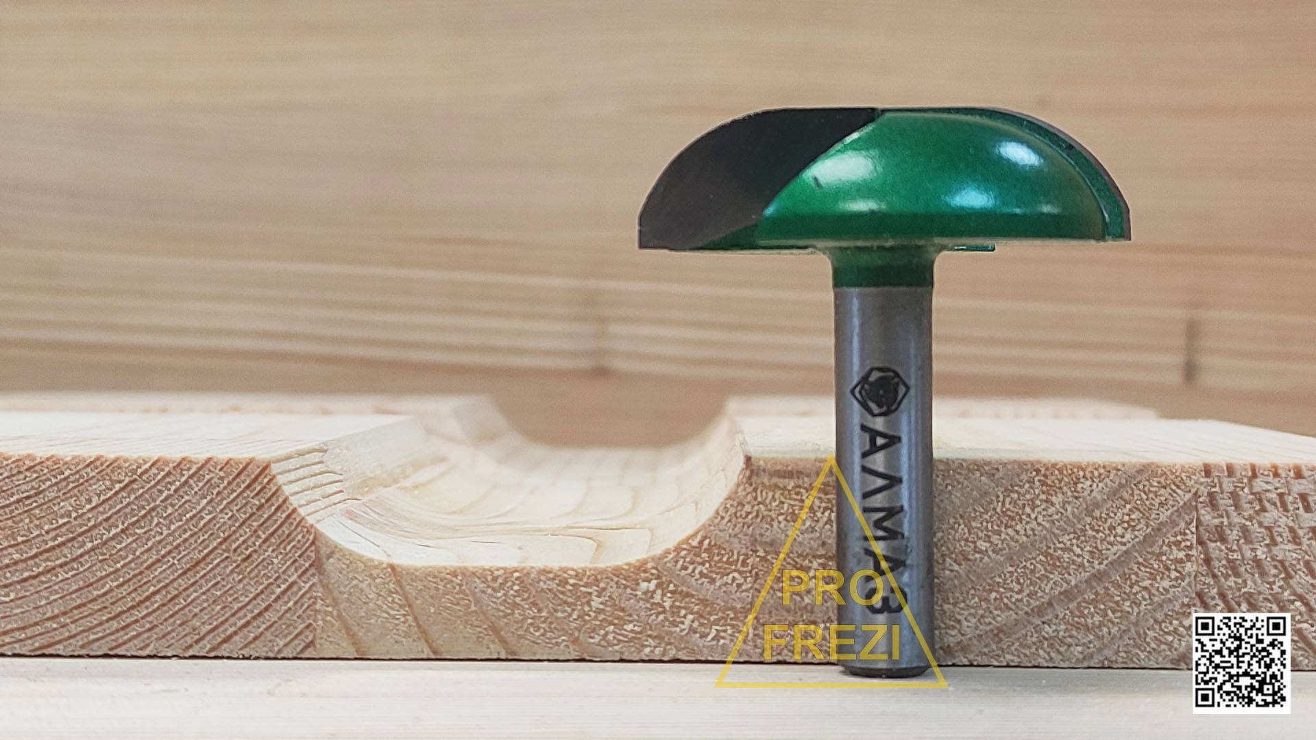 Фасонная фреза без подшипника Алмаз 2405 D40. Фрезы для ручного фрезера и станков с ЧПУ