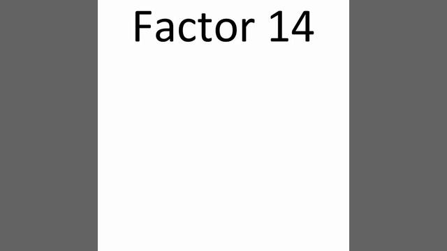 Factor A 14