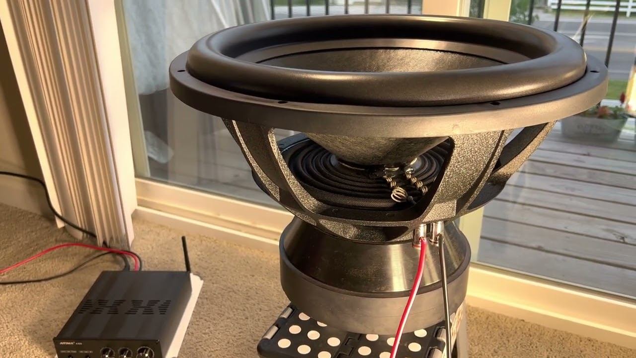 Subwoofer 18,  Adire Audio Kali 18 , amplifier Aiyima A300, Сабвуфер 18