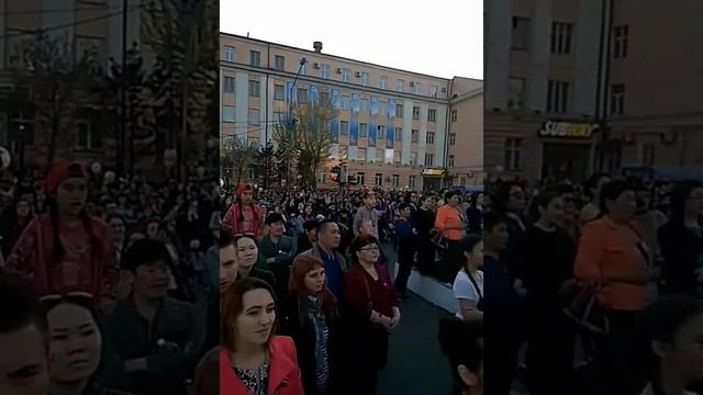 Театр Байкал.Прямое включение проекта "Танцуют все". Площадь Советов