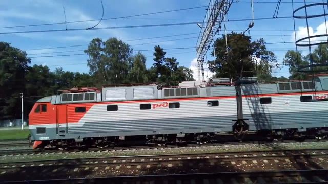 "СПЛОТКА" ЧС7-044 + ЧС7-282 + ЭП2К-??? + ЭП2К-309