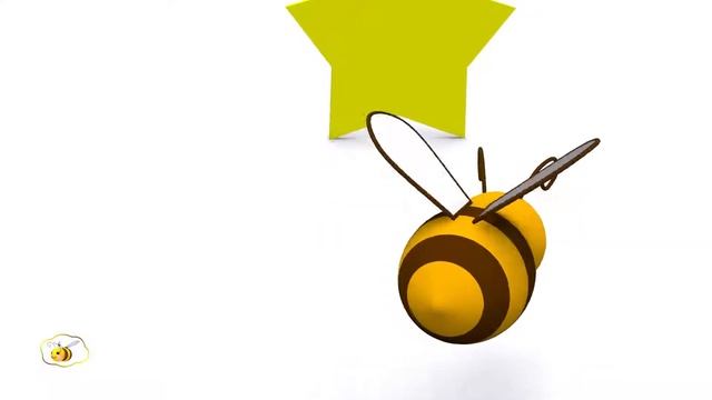 Развивающий мультфильм для детей от 12 до 36 месяцев Пчёлка и геометрические формы часть 1