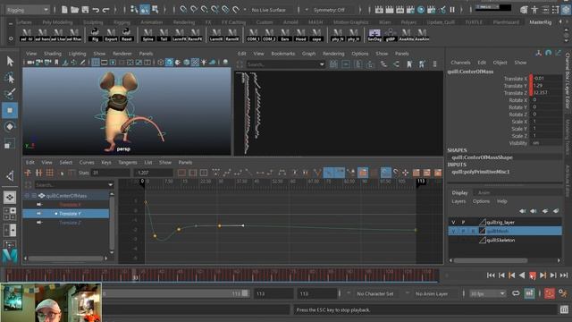 #23 Center of Mass - Use as a Control in your Animation Rig