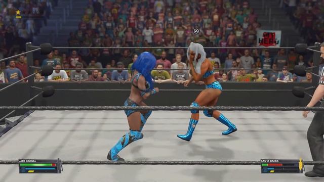 WWE 2K23 AEW Dynamite Jade Cargil vs Sasha Banks/Mercedes Mone
