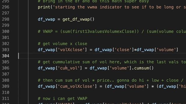 08-1. Coding VWAP indicator