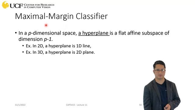 Lecture 11 - Classification  I