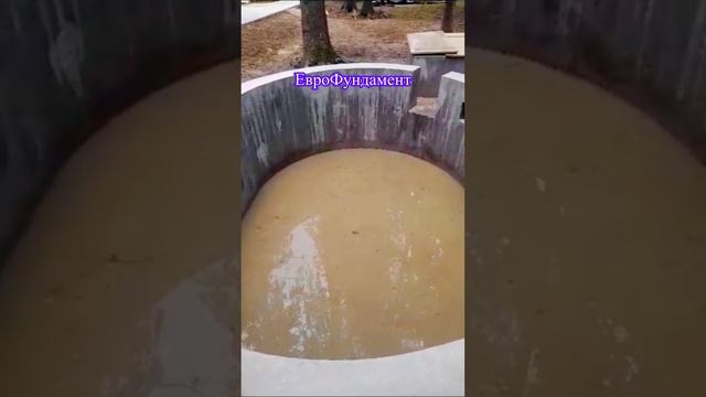 Фундамент. Монолитная чаша бассейна.