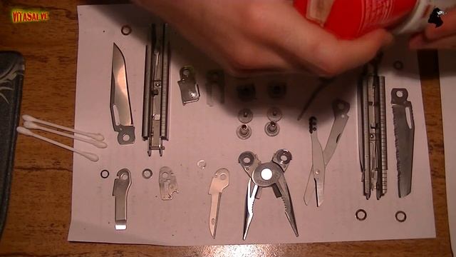 Leatherman Surge Полная сборка Часть 3 Смазка