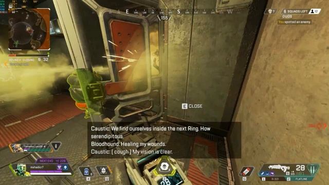 Apex legend montage video with caustic