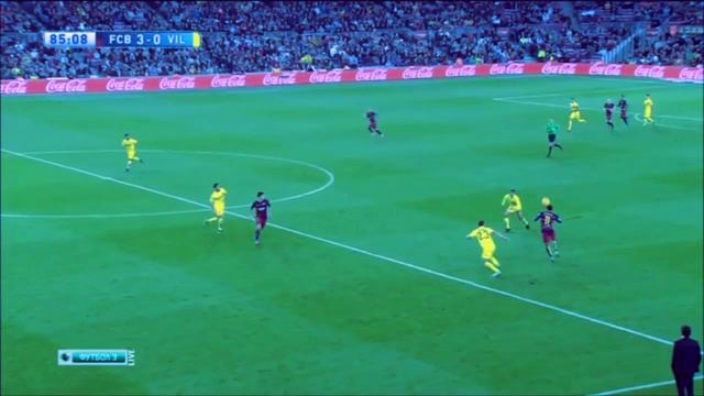 Классный гол Неймара в ворота Вильярреала [2015] [Vine]