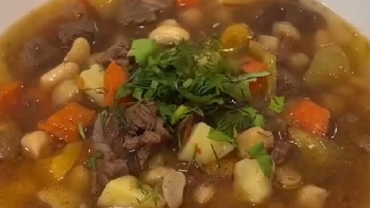 СУП с фасолью и нутом...🍽😋