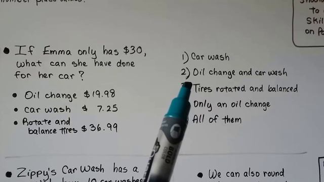 G.E.D. Math  8c, Estimation and Money