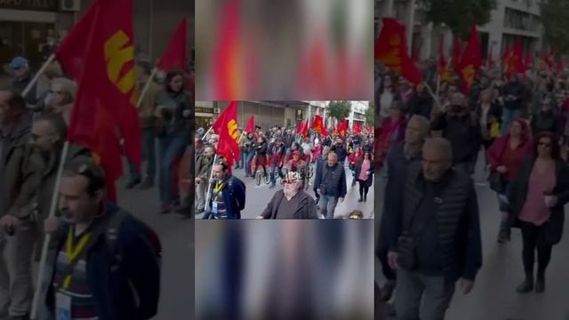 Коммунисты Греции снова в первых рядах борьбы против империализма🚩