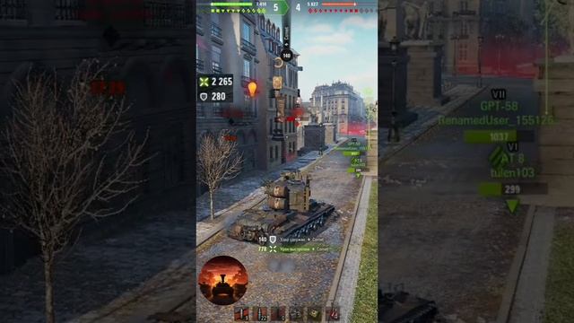 КВ-2🔥- Долгожданный Мастер😱💯 #wot #wordoftanks #wotgameplay #миртанков #like #рек