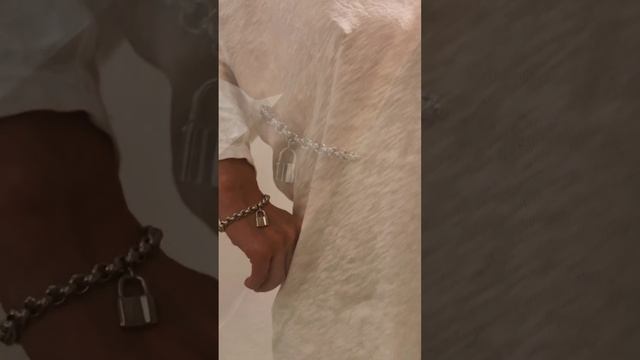 Браслет с замочком.