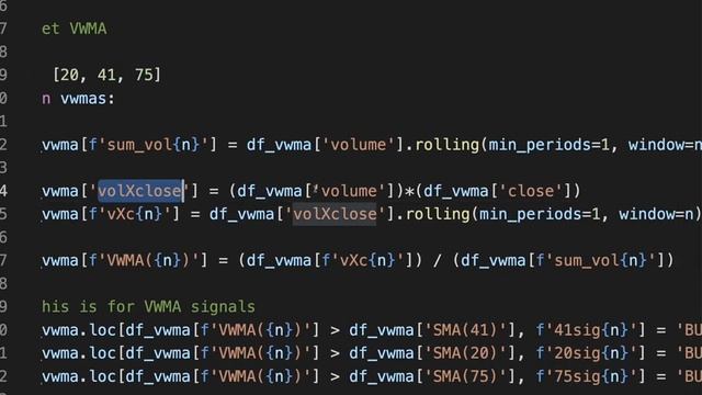 09-1. Coding VWMA Indicator