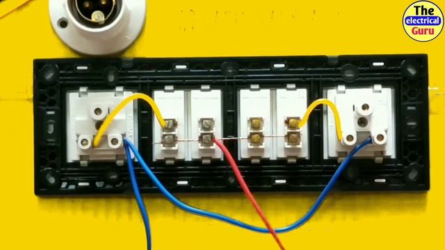 4 स्विच 2. 5 पिन सॉकेट कलेक्शन 4 switch 2 socket do holder connection switch board connection हिंदी